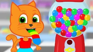 familia de gatos la m quina gumball dibujos animados para ni os