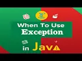 When To Use Exception in Java Emran Code Box