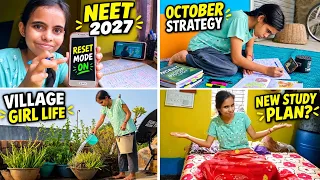 NEET 2027 October Reset š | New Study Strategy + Village Girl Life ā¤ļø #StudyVlog