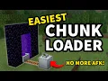 Minecraft Easiest Chunk Loader Tutorial - No More AFK Java 1 21