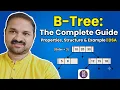 In Telugu Introduction to B-Tree Properties Structure Example Data Structures Algorithms