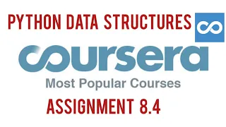Python Data Structures Assignment 8 4 Solution Coursera Assignment 8 4 Python Data Structures