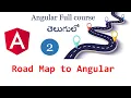 Road map for angular framework Angular tutorial for beginners Angular tutorial in Telugu Angular