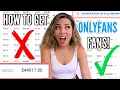 WHY YOU RE NOT GETTING FANS ON ONLYFANS what you re doing WRONG tips tricks my advice