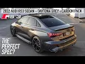THIS IS IT 2022 AUDI RS3 - THE PERFECT SEDAN DAYTONA GREY CARBON PACK