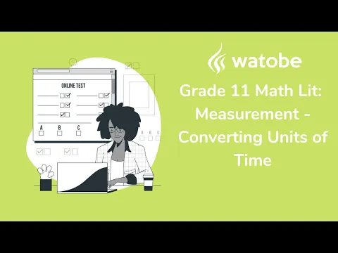 Download MP3 Grade 11 - Measurement Math Literacy (converting units of time)