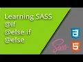 Learning SASS - if statements
