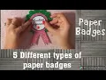 Paper Badges Award Ribbon Paper Award Ideas