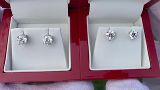 LAB DIAMOND vs NATURAL DIAMOND Stud Earrings James Allen