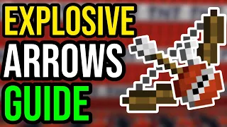 How To Make EXPLOSIVE ARROWS In Minecraft Bedrock - No Mods