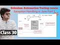 Selenium automation testing course with Java - Exception Handling in Java
