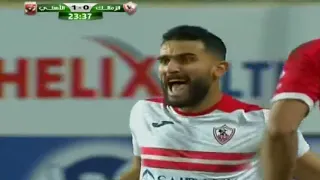 الشوط الاول من مباراة الأهلي و الزمالك 0 2 دوري عام 2017 2016 م 