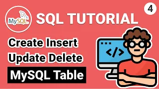 Create Insert Update Delete Drop MySQL Table SQL Tutorial For Beginners MySQL