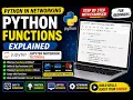 Python Functions Explained Python in Networking - Part 4 Jupyter Notebook Tutorial