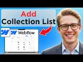 How To Add Collection List in Webflow Easy Guide