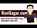 www RaviSagar com - 100 HTML CSS and JavaScript to parse RSS