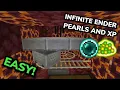 SIMPLE NETHER ENDERMAN XP FARM TUTORIAL in Minecraft Bedrock