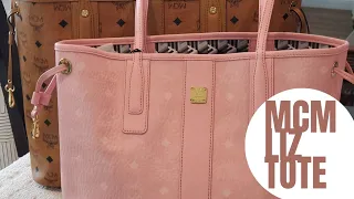MCM Liz Tote Unboxing and Size Comparison