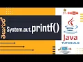 1 6 2 System out printf with practical explanation in TELUGU