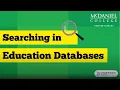 Searching in Education Databases
