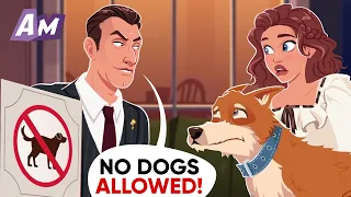A poor dog wasn’t allowed into a luxury restaurant #shortanimation