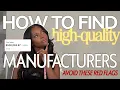 How to Find HIGH-QUALITY Manufacturers START YOUR CLOTHING BRAND in 2025