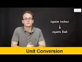 SAT Math Unit Conversion