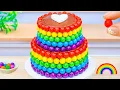 Lagu Rainbow Ice Cream Ideas 🌈 Step by Step Fondant 2 Tier Rainbow Cake 💞Sweet Cakes
