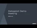 Metasploit Demo 2018-10-02 alpc - taskscheduler exploit