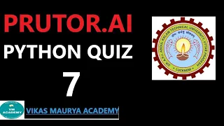 Python Quiz-7 prutor