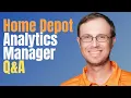 HTGAJ 112 Home Depot Analytics Manager Jon L Weininger Career Advice Q A