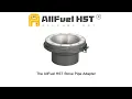 The AllFuel HST Stove Pipe Adapter for 6 and 8 Inch Class-A Chimney Pipe