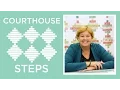 Make an Easy Courthouse Steps Quilt with Jenny Doan of Missouri Star Tutorial
