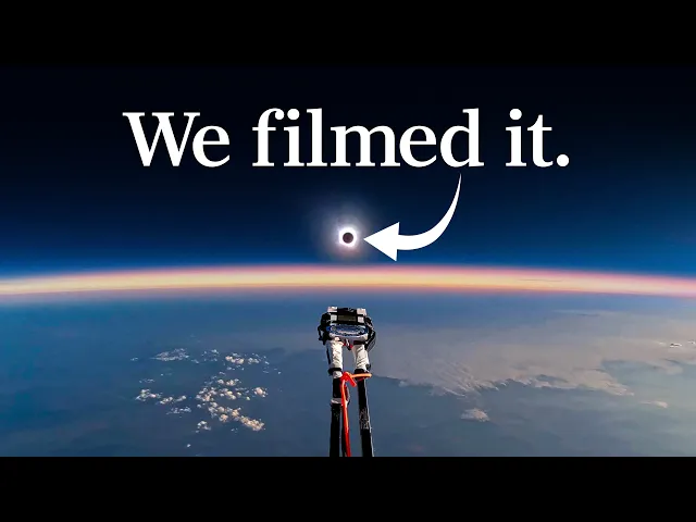 Video: We sent a camera to space to film the solar eclipse