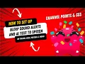 How to set up Blerp Sound alerts and AI TTS on Twitch Kick Youtube in 2024 Updated set up guide
