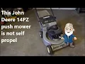John Deere 14PZ Push Mower Intermittent Start