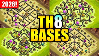 NEW BEST TH8 Base Layouts 2026 Link Clash of Clans