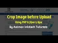 PHP Ajax - Crop and Resize Image before Upload