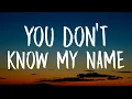 Alicia Keys - You Don't Know My Name (Lyrics)