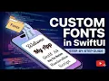 How to Use Custom Fonts in SwiftUI Step-by-Step Guide