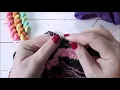 How to work a double decrease sk2po or sl1 k2tog psso across a stitch marker