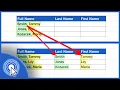 How to Separate Names in Excel