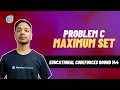 Educational Codeforces Round 144 Div 2 Problem C Maximum Set Simple Explanation with Code