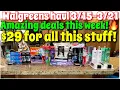 Walgreens couponing haul - Fire deals going on this week All this stuff for 29