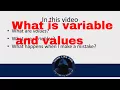 What is Variables What is value How to Initialize Mistakes in Declaration in C THINK LIKE PRO