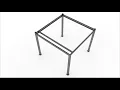 Rockford Basic pergola 3 x 3 m Assembly