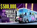 Get Tattooed ON A BUS The FIRST MOBILE TATTOO SHOP Of It s Kind