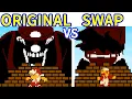 Lagu Friday Night Funkin' SMB Funk Mix: Game Over But Swapped (BF turns MX) | FNF Mod/OG vs Swapped