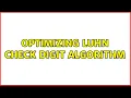 Optimizing Luhn check digit algorithm 2 Solutions