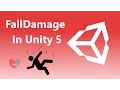 Unity 5 adding a healthbar and fall damage